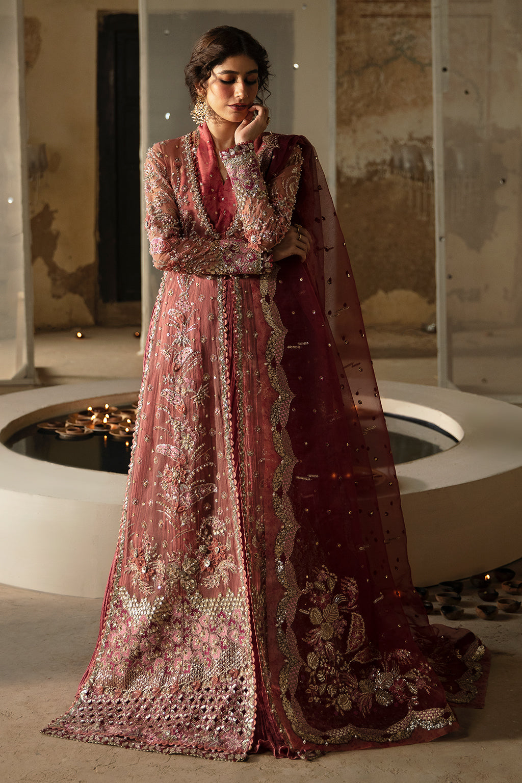 Afrozeh | Hayat Wedding Formals 24 | Mehreen - by - Libasekhas UK - Registered Vendor of : Afrozeh - 100% Original Designer Dresss