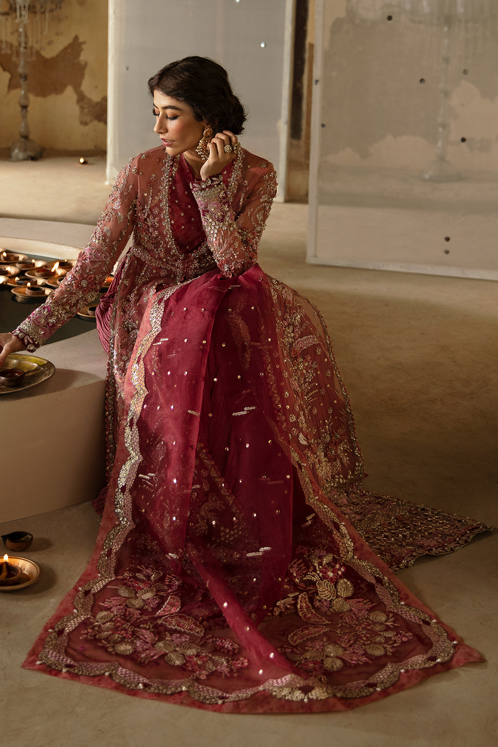 Afrozeh | Hayat Wedding Formals 24 | Mehreen - by - Libasekhas UK - Registered Vendor of : Afrozeh - 100% Original Designer Dresss