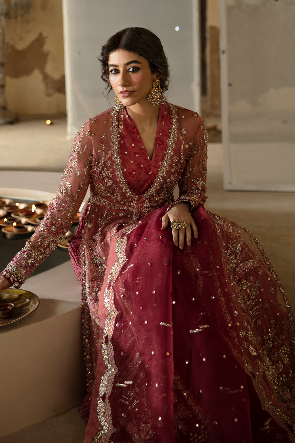 Afrozeh | Hayat Wedding Formals 24 | Mehreen - by - Libasekhas UK - Registered Vendor of : Afrozeh - 100% Original Designer Dresss