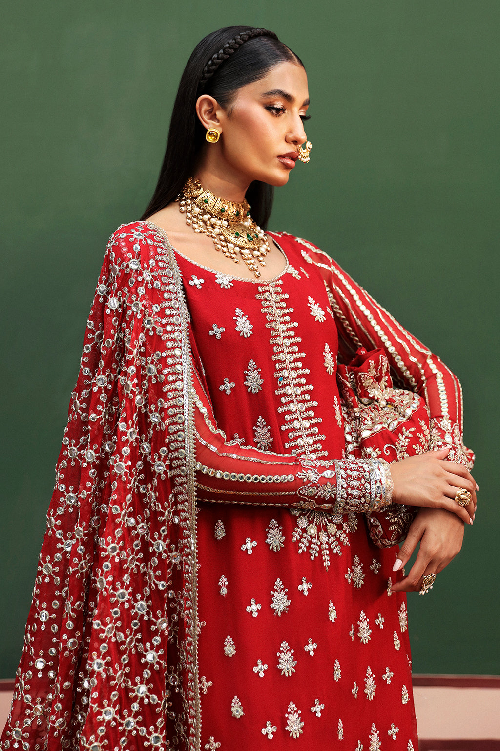 Afrozeh | Shehnai Wedding Formals 24 | Nishat - by - Libasekhas UK - Registered Vendor of : Afrozeh - 100% Original Designer Dresss