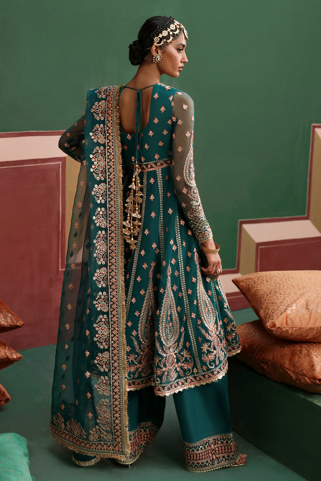 Afrozeh | Shehnai Wedding Formals 24 | Shaista - by - Libasekhas UK - Registered Vendor of : Afrozeh - 100% Original Designer Dresss