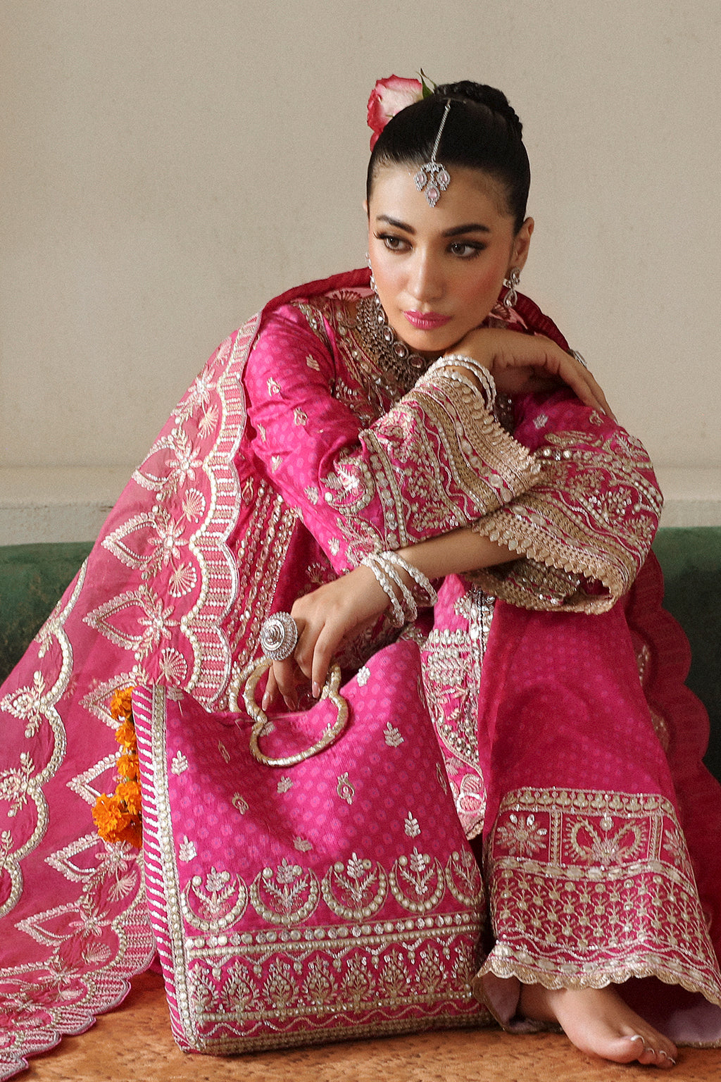 Afrozeh | Shehnai Wedding Formals 24 |   Yasmin - by - Libasekhas UK - Registered Vendor of : Afrozeh - 100% Original Designer Dresss