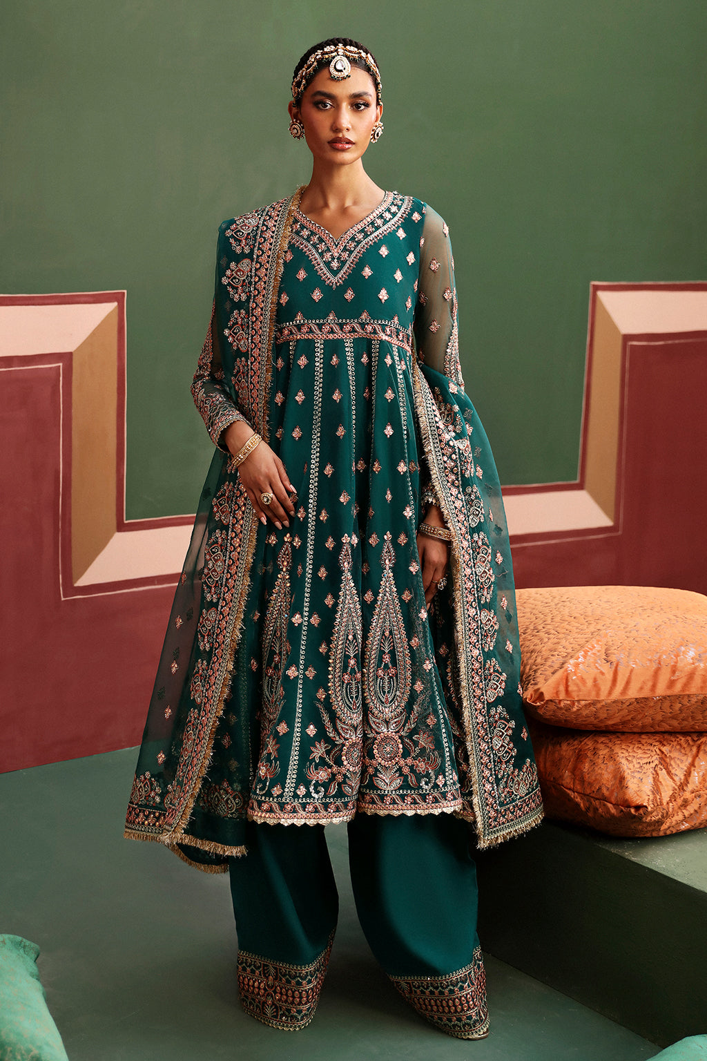 Afrozeh | Shehnai Wedding Formals 24 | Shaista - by - Libasekhas UK - Registered Vendor of : Afrozeh - 100% Original Designer Dresss