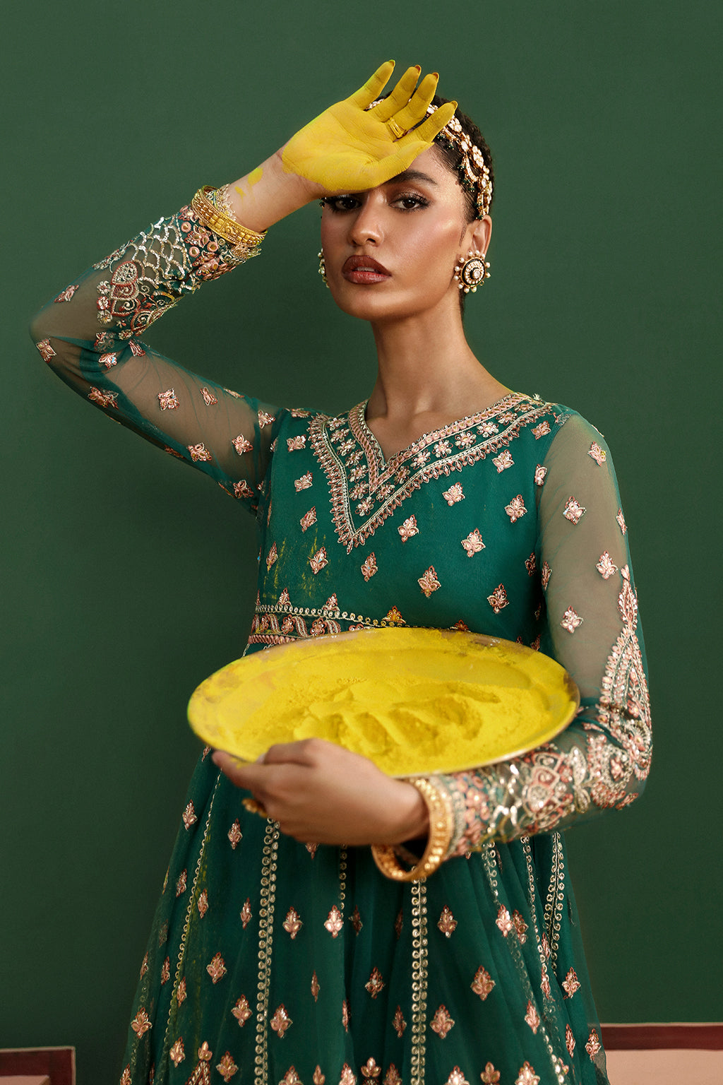 Afrozeh | Shehnai Wedding Formals 24 | Shaista - by - Libasekhas UK - Registered Vendor of : Afrozeh - 100% Original Designer Dresss
