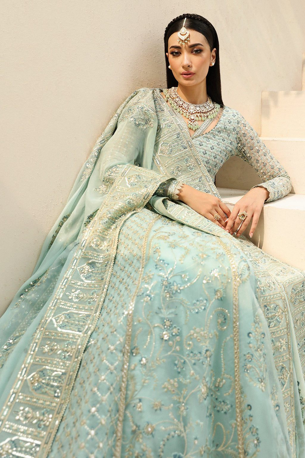 Afrozeh | Shehnai Wedding Formals 24 | Tazmeen - by - Libasekhas UK - Registered Vendor of : Afrozeh - 100% Original Designer Dresss