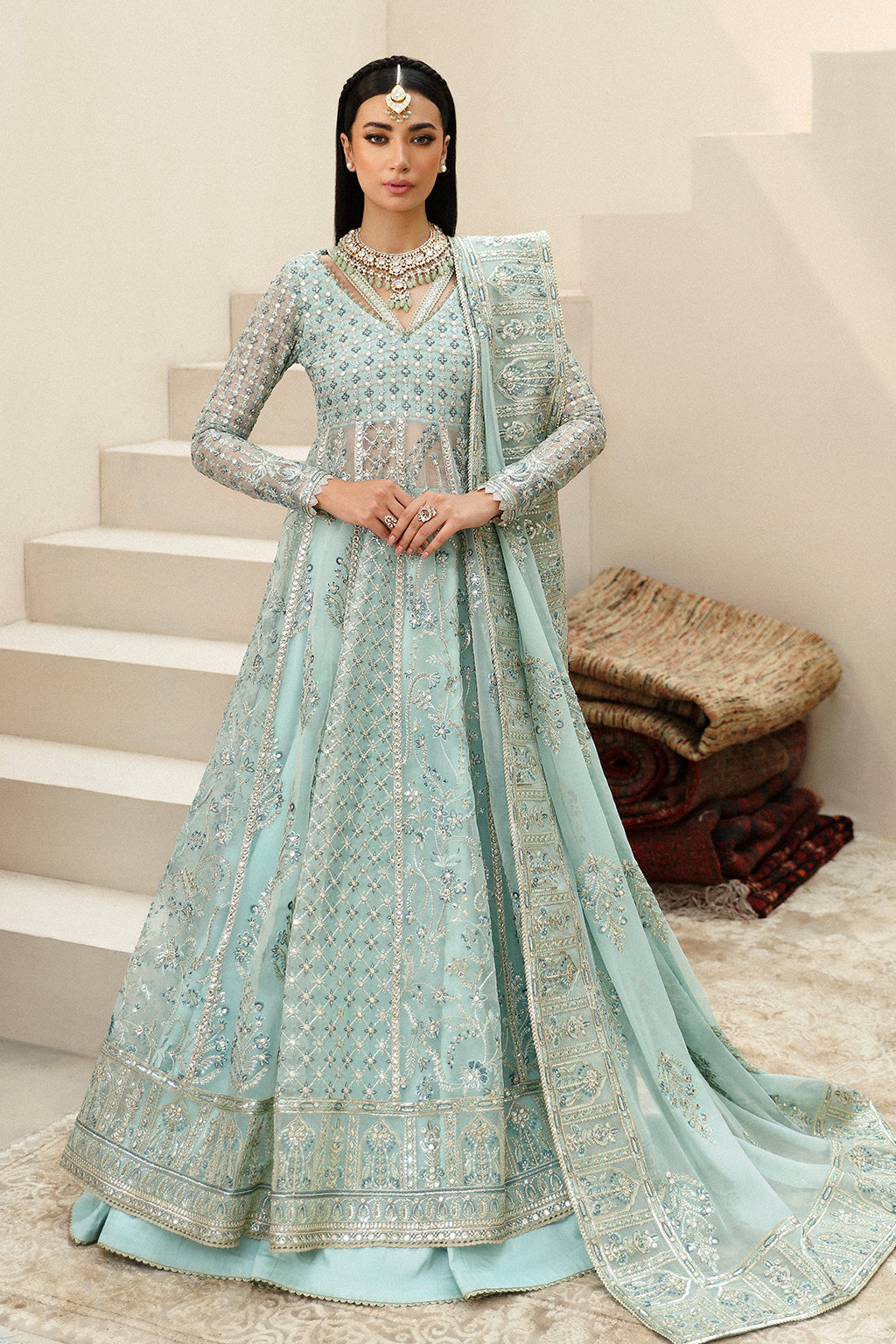 Afrozeh | Shehnai Wedding Formals 24 | Tazmeen - by - Libasekhas UK - Registered Vendor of : Afrozeh - 100% Original Designer Dresss