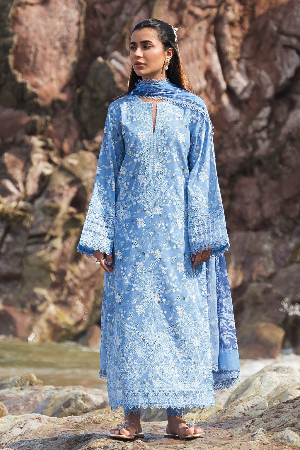 Afrozeh | Summer Together | Zale - by - Libasekhas UK - Registered Vendor of : Afrozeh - 100% Original Designer Dresss