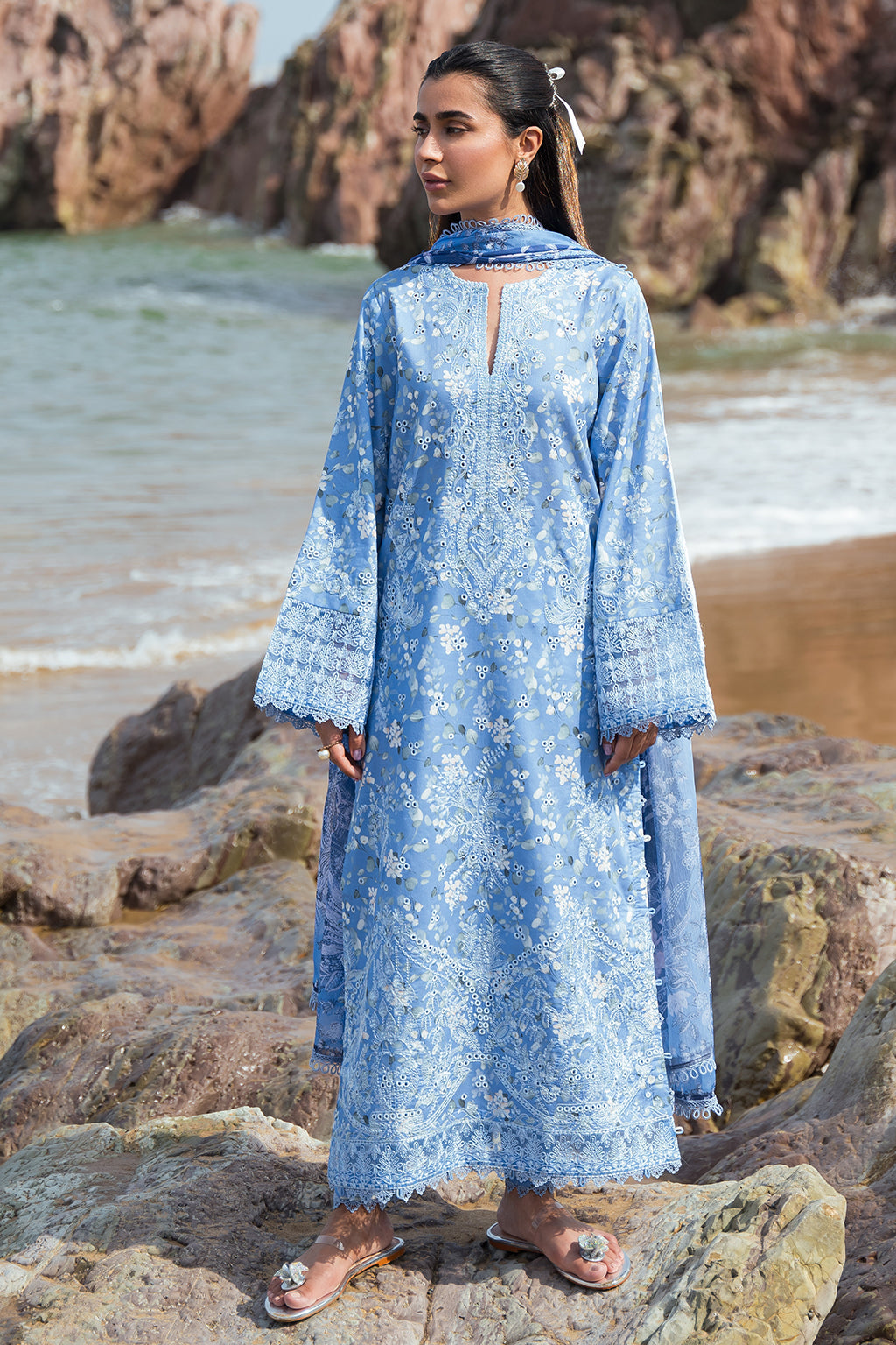 Afrozeh | Summer Together | Zale - by - Libasekhas UK - Registered Vendor of : Afrozeh - 100% Original Designer Dresss