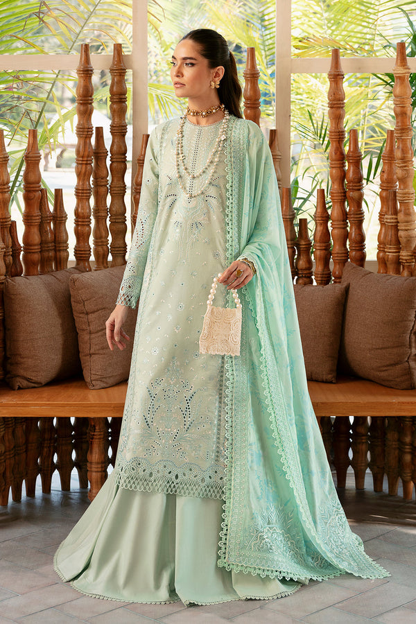 Afrozeh | Cascade Luxury Lawn 24 | Willow - by - Libasekhas UK - Registered Vendor of : Afrozeh - 100% Original Designer Dresss
