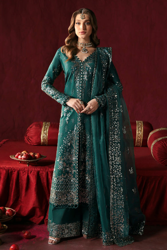 Afrozeh | Divani Silk Edit 25 | Shahnisa - by - Libasekhas UK - Registered Vendor of : Afrozeh - 100% Original Designer Dresss