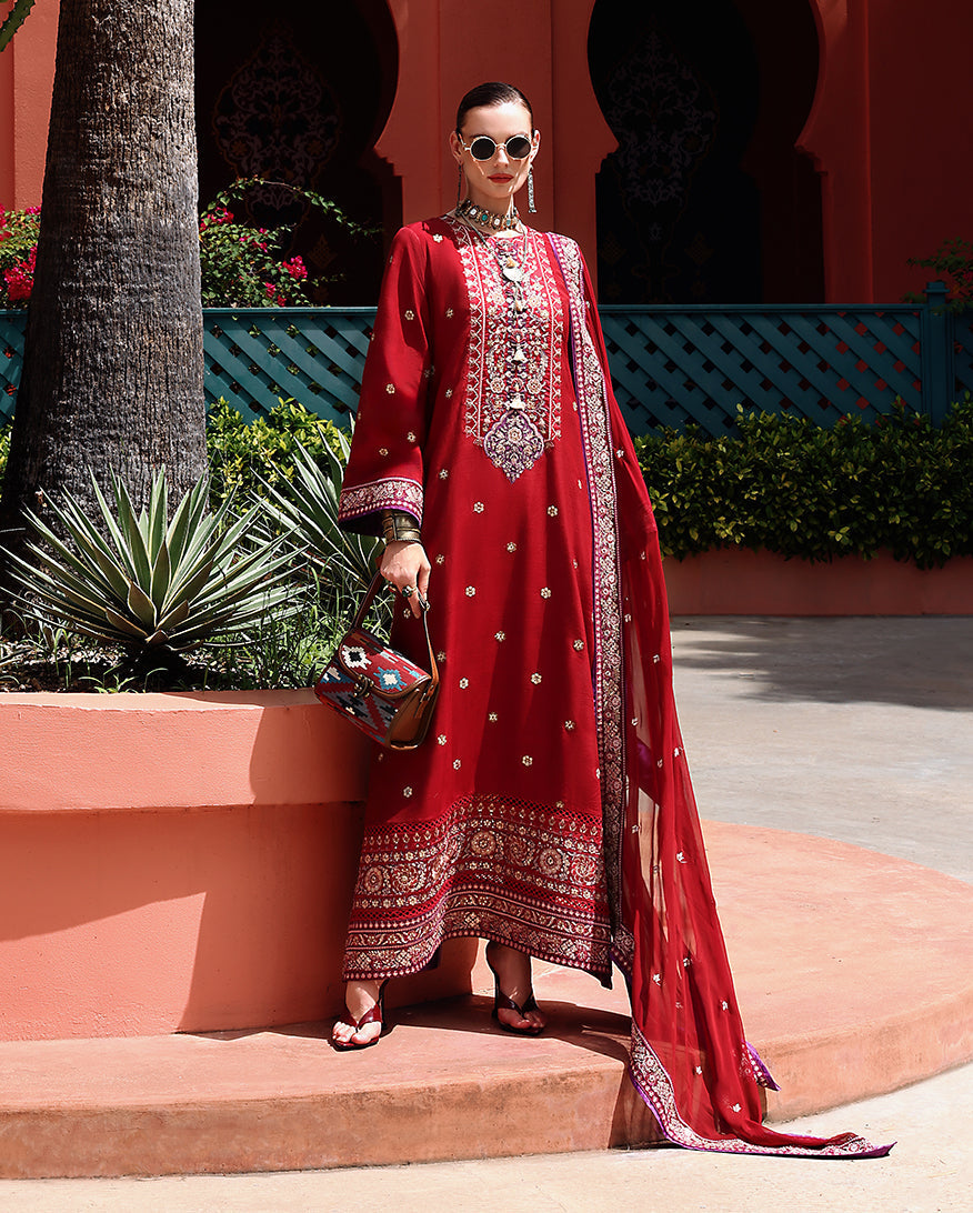 Mushq | Nuvera Raw Silk 26 | Agatha - by Libasekhas UK - Registered Vendor of : Mushq - 100% Original Designer Dress