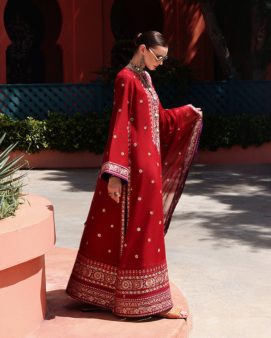 Mushq | Nuvera Raw Silk 26 | Agatha - by Libasekhas UK - Registered Vendor of : Mushq - 100% Original Designer Dress