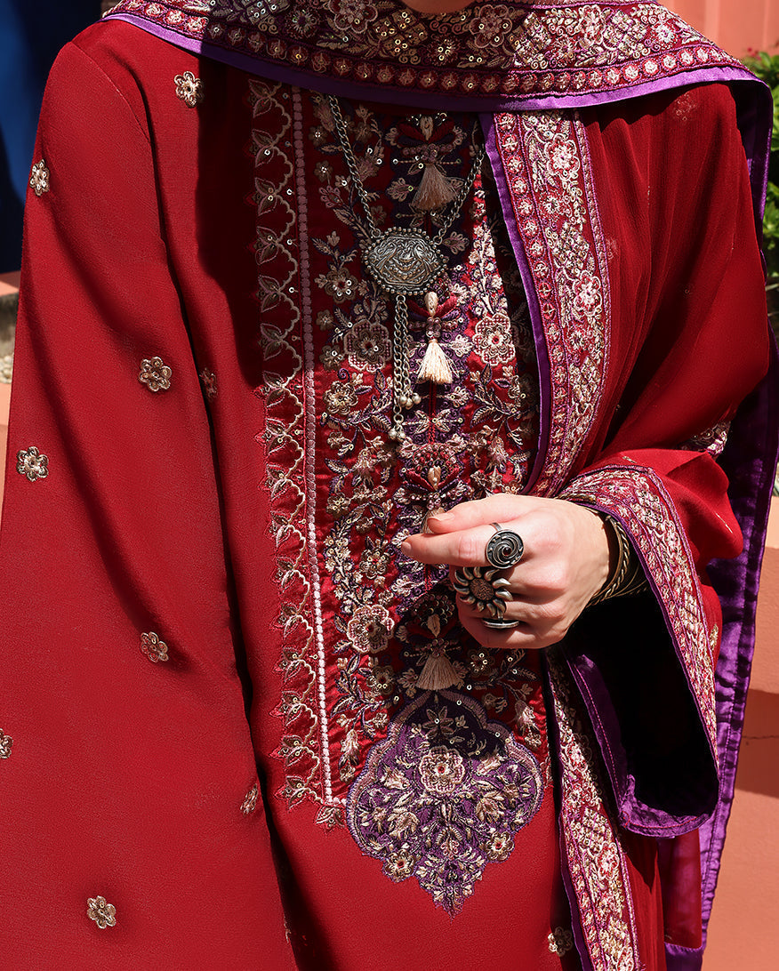 Mushq | Nuvera Raw Silk 26 | Agatha - by Libasekhas UK - Registered Vendor of : Mushq - 100% Original Designer Dress