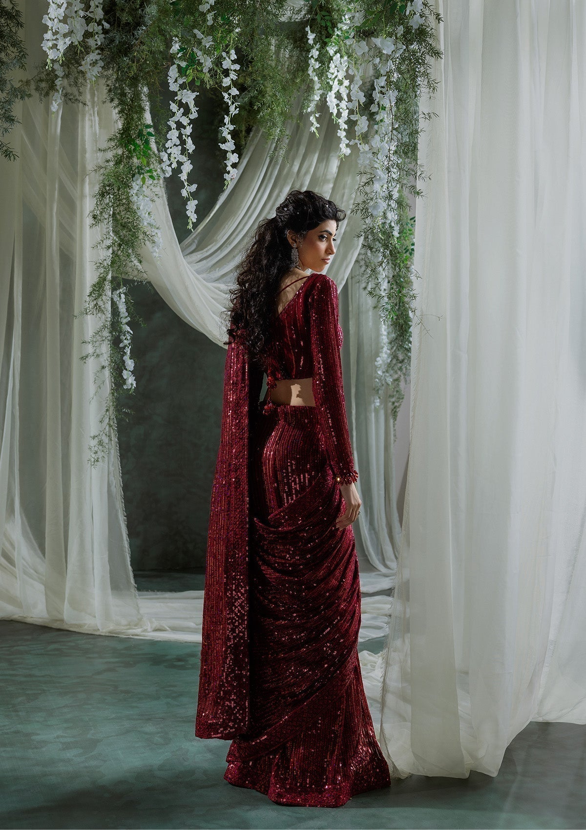 Aik Atelier | Sari Edit 2024 | SARI EDIT '24 VOL. 1 - LOOK 03 - by - Libasekhas UK - Registered Vendor of : Aik Atelier - 100% Original Designer Dresss