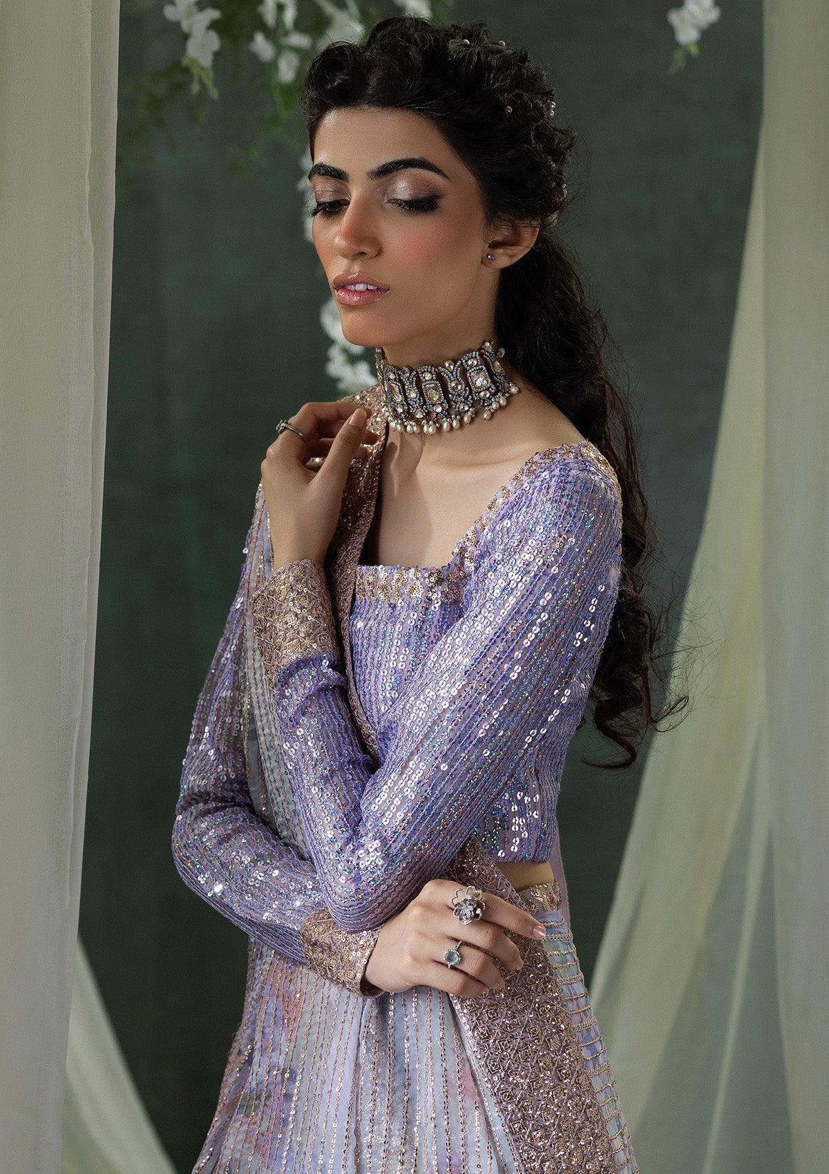 Aik Atelier | Sari Edit 2024 | SARI EDIT '24 VOL. 1 - LOOK 04 - by - Libasekhas UK - Registered Vendor of : Aik Atelier - 100% Original Designer Dresss