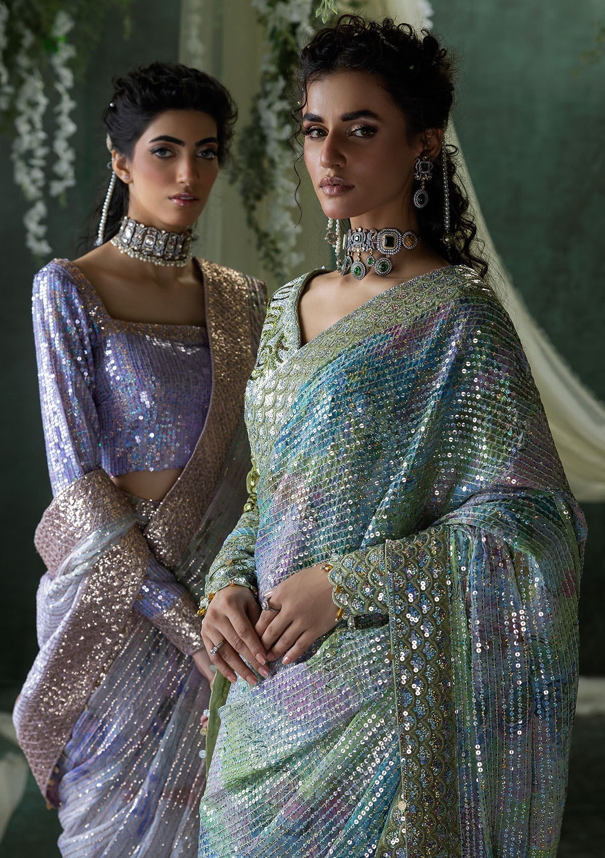 Aik Atelier | Sari Edit 2024 | SARI EDIT '24 VOL. 1 - LOOK 06 - by - Libasekhas UK - Registered Vendor of : Aik Atelier - 100% Original Designer Dresss