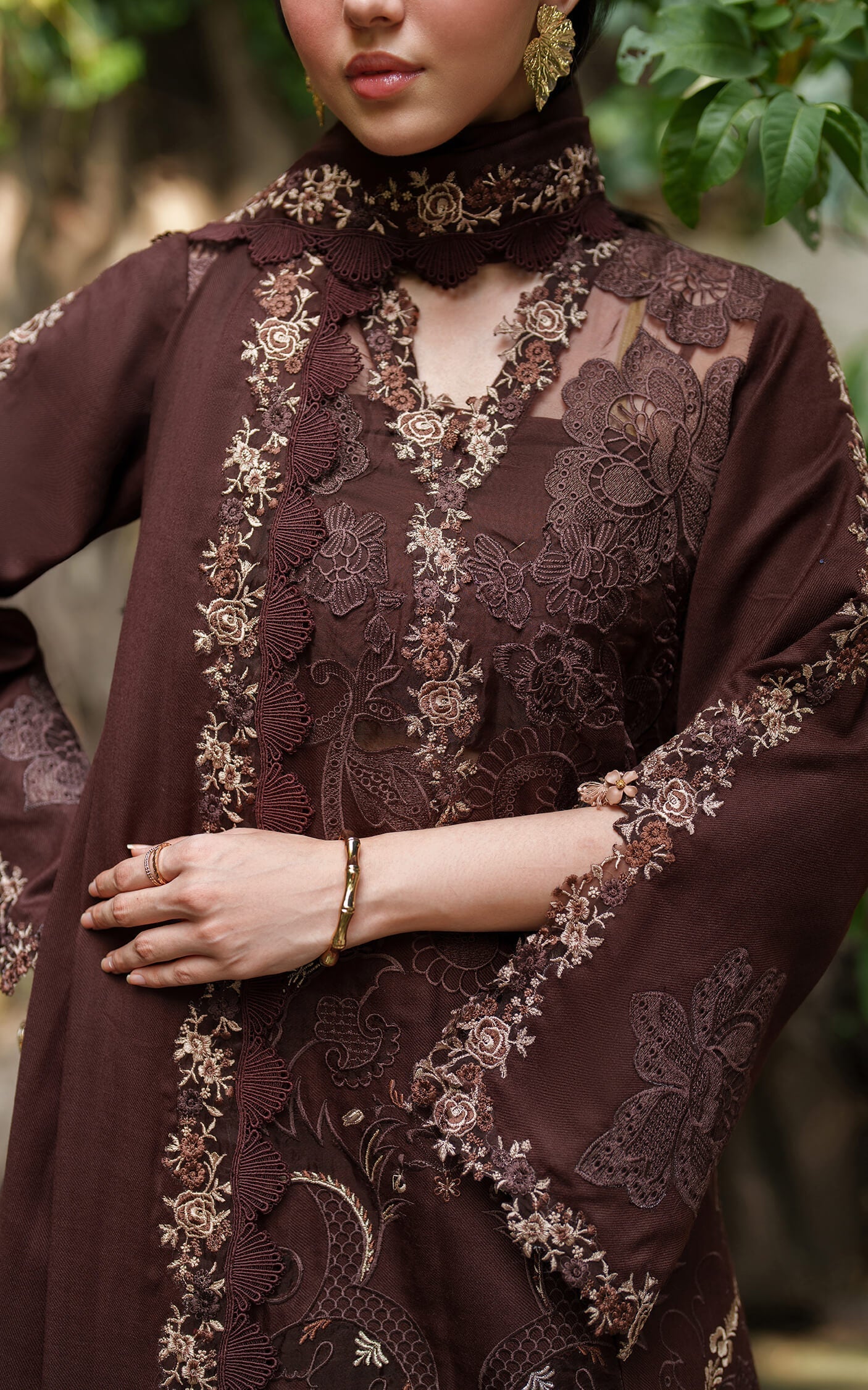 Asifa and Nabeel | Pashmina Luxe 25 | Aima LWC25-10 - by Libasekhas UK - Registered Vendor of : Asifa and Nabeel - 100% Original Designer Dress