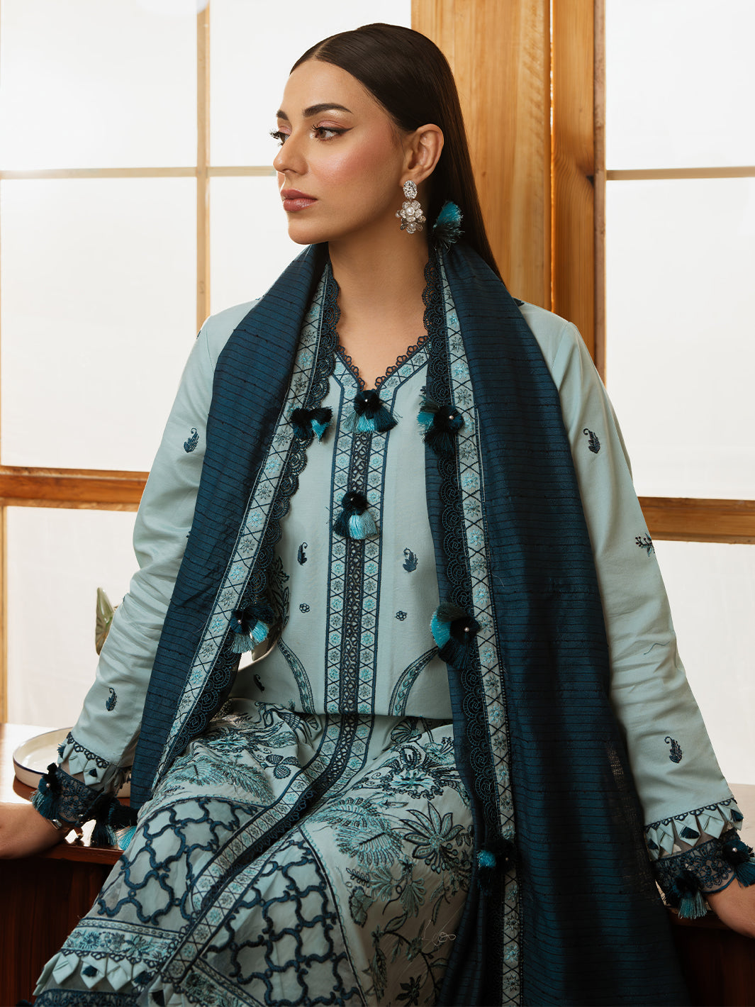 Mahnur | Florence Luxury Lawn 25 | AIYLEEN - by - Libasekhas UK - Registered Vendor of : Mahnur - 100% Original Designer Dresss