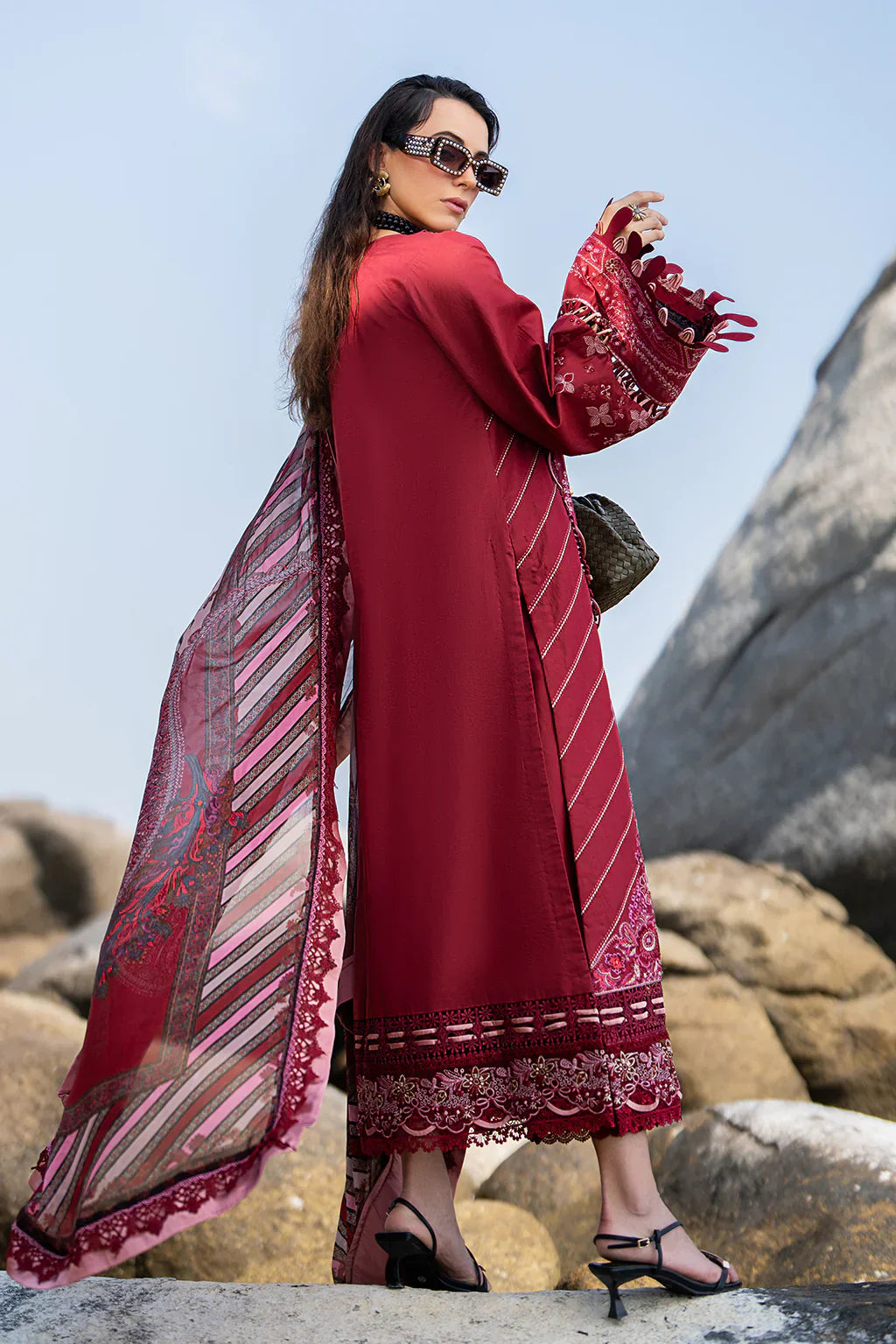 AJR Couture | Alif Signature Luxury Lawn 24 | Eleganza - by - Libasekhas UK - Registered Vendor of : AJR Couture - 100% Original Designer Dresss