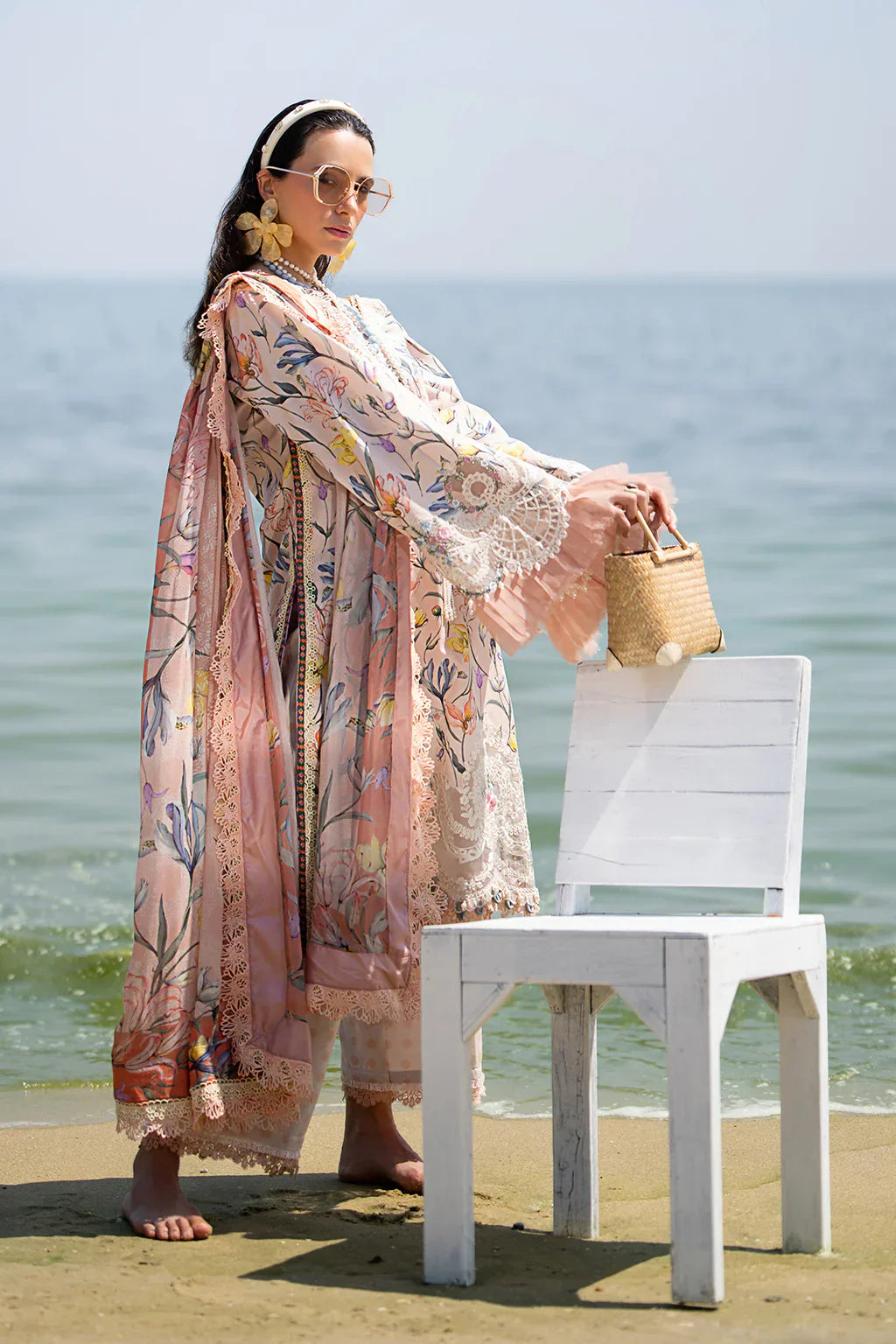 AJR Couture | Alif Signature Luxury Lawn 24 | Blooming - by - Libasekhas UK - Registered Vendor of : AJR Couture - 100% Original Designer Dresss