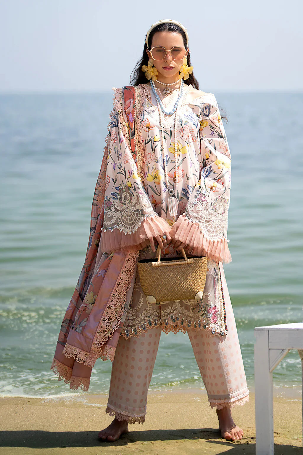 AJR Couture | Alif Signature Luxury Lawn 24 | Blooming - by - Libasekhas UK - Registered Vendor of : AJR Couture - 100% Original Designer Dresss