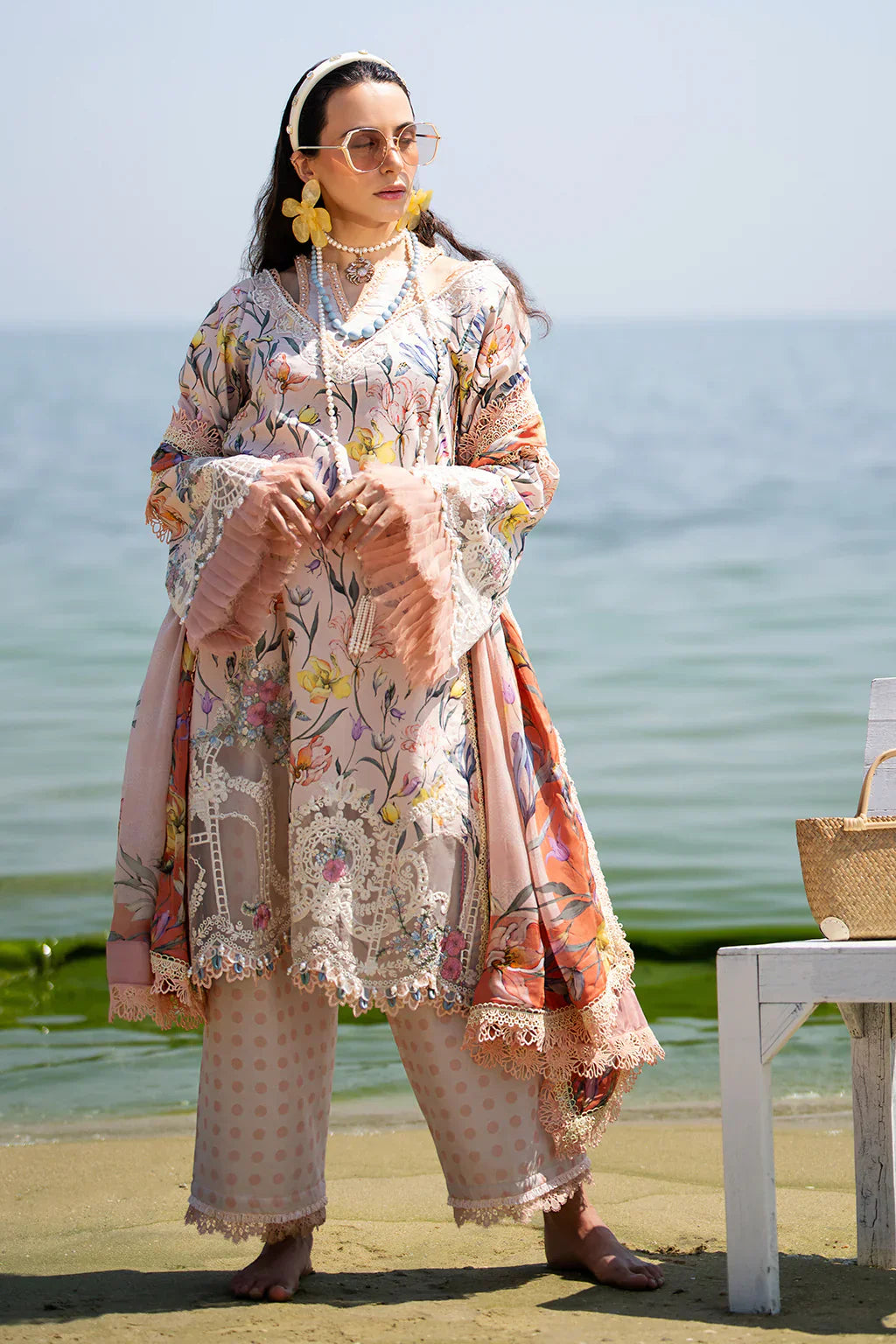 AJR Couture | Alif Signature Luxury Lawn 24 | Blooming - by - Libasekhas UK - Registered Vendor of : AJR Couture - 100% Original Designer Dresss