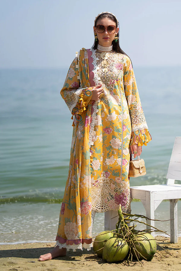 AJR Couture | Alif Signature Luxury Lawn 24 | Sunlit - by - Libasekhas UK - Registered Vendor of : AJR Couture - 100% Original Designer Dresss