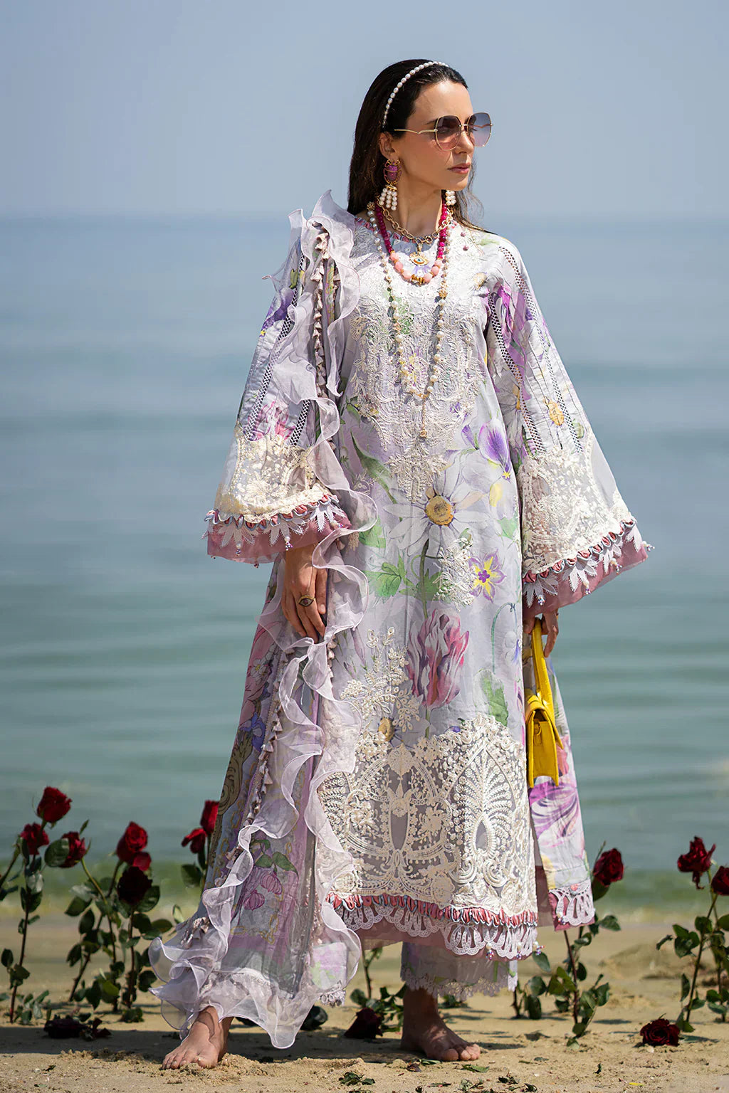 AJR Couture | Alif Signature Luxury Lawn 24 | Lyra - by - Libasekhas UK - Registered Vendor of : AJR Couture - 100% Original Designer Dresss