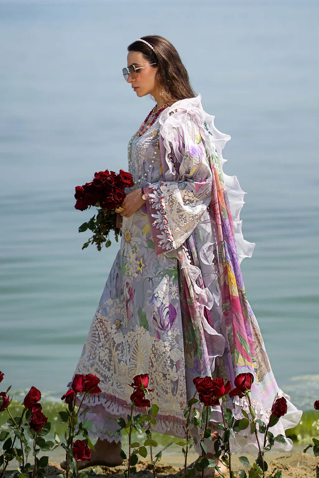 AJR Couture | Alif Signature Luxury Lawn 24 | Lyra - by - Libasekhas UK - Registered Vendor of : AJR Couture - 100% Original Designer Dresss