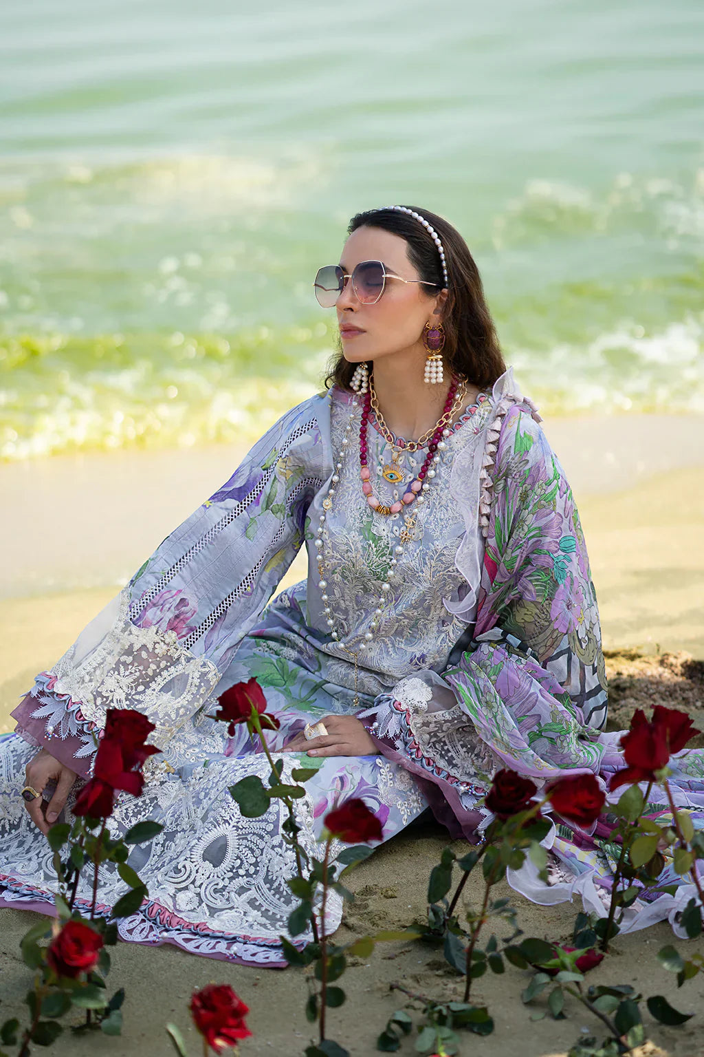 AJR Couture | Alif Signature Luxury Lawn 24 | Lyra - by - Libasekhas UK - Registered Vendor of : AJR Couture - 100% Original Designer Dresss