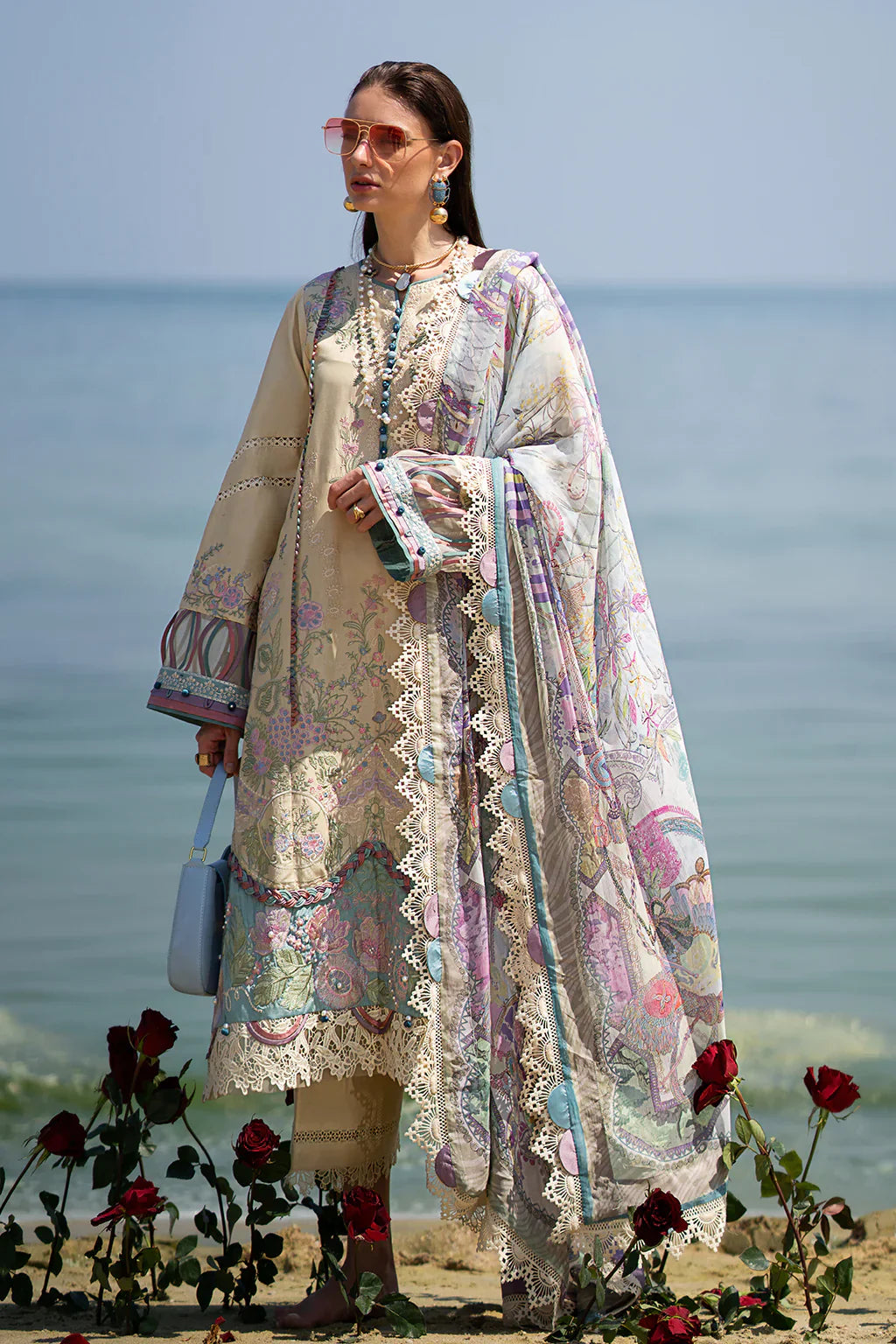 AJR Couture | Alif Signature Luxury Lawn 24 | Coraline - by - Libasekhas UK - Registered Vendor of : AJR Couture - 100% Original Designer Dresss