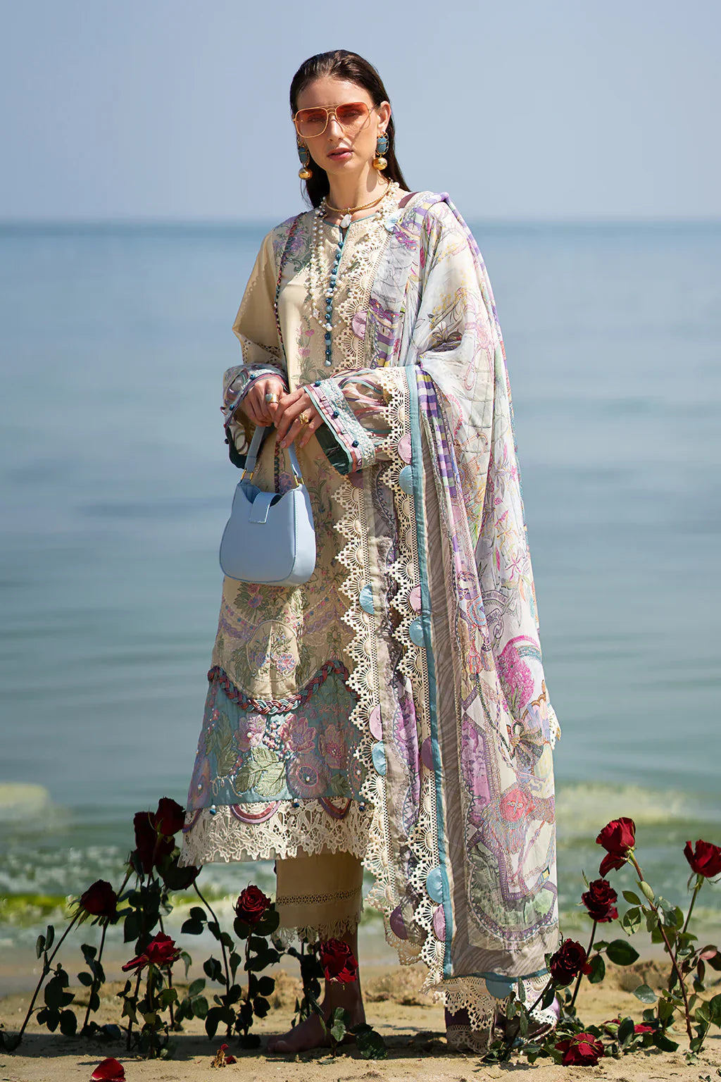 AJR Couture | Alif Signature Luxury Lawn 24 | Coraline - by - Libasekhas UK - Registered Vendor of : AJR Couture - 100% Original Designer Dresss