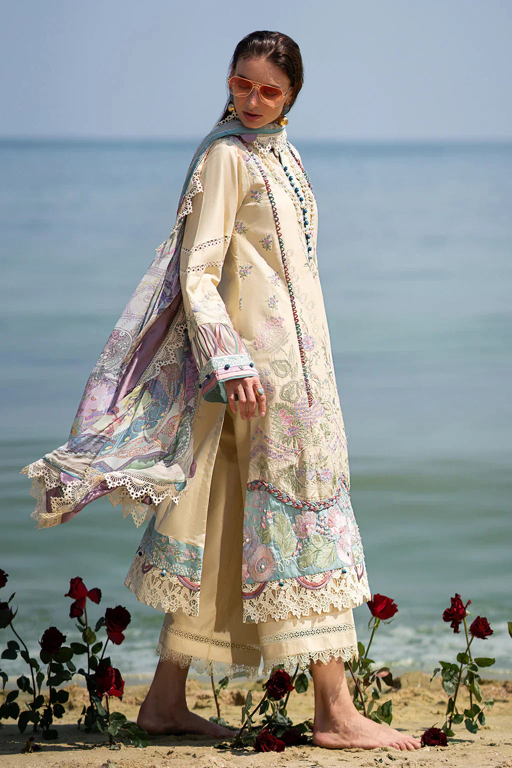 AJR Couture | Alif Signature Luxury Lawn 24 | Coraline - by - Libasekhas UK - Registered Vendor of : AJR Couture - 100% Original Designer Dresss