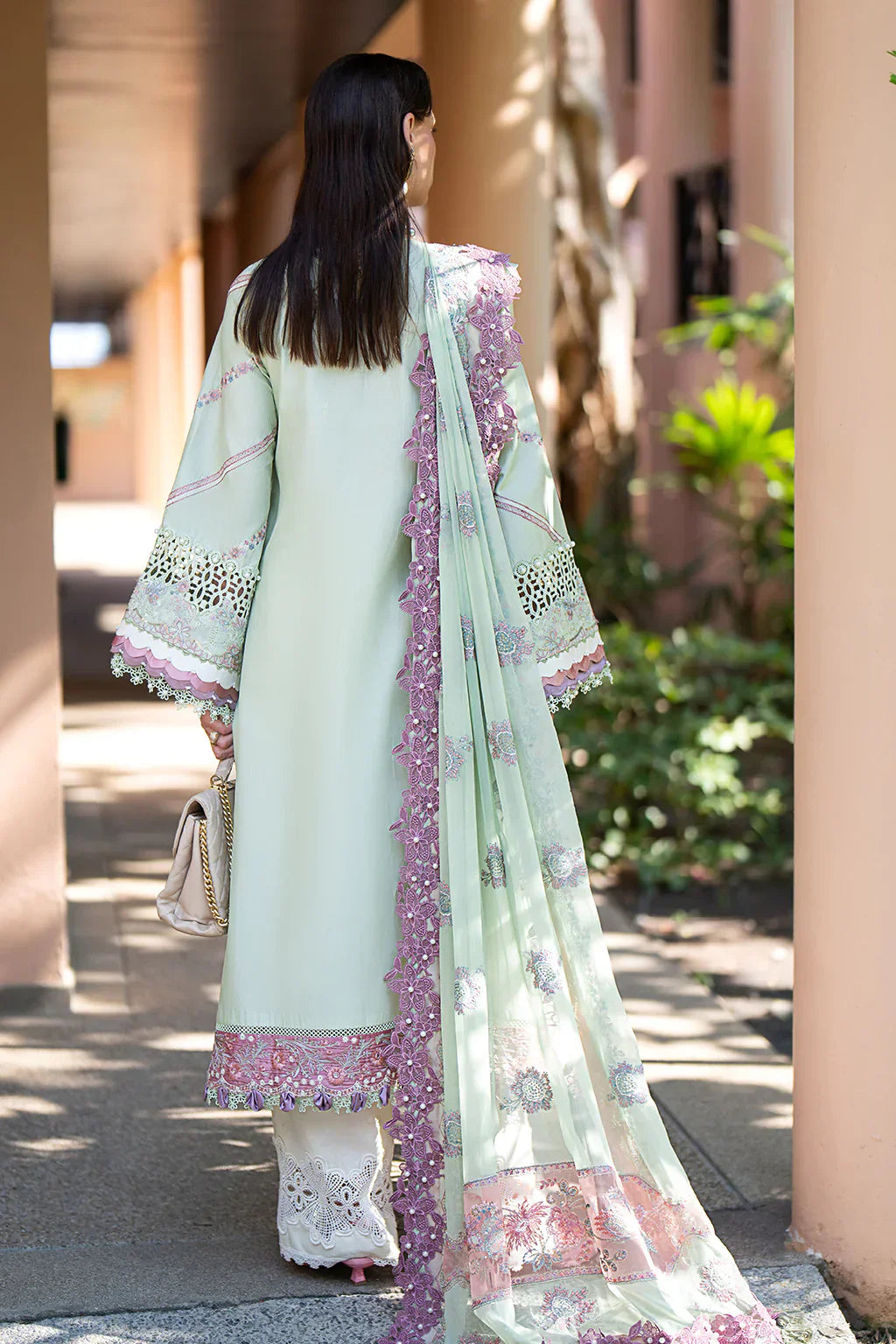 AJR Couture | Alif Signature Luxury Lawn 24 | Aura - by - Libasekhas UK - Registered Vendor of : AJR Couture - 100% Original Designer Dresss