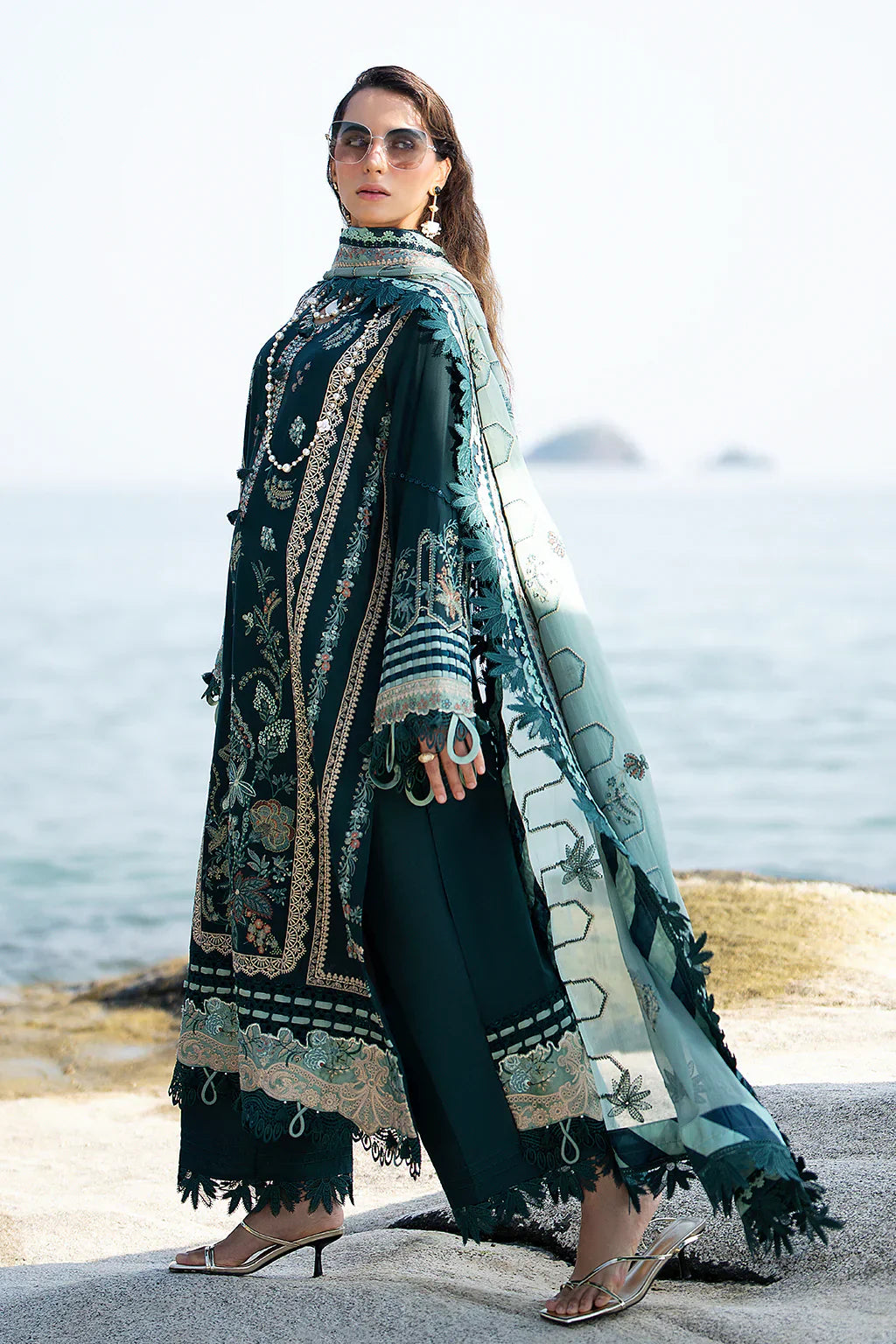 AJR Couture | Alif Signature Luxury Lawn 24 | Celia - by - Libasekhas UK - Registered Vendor of : AJR Couture - 100% Original Designer Dresss
