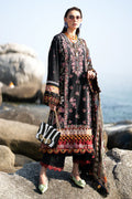 AJR Couture | Alif Signature Luxury Lawn 24 | Noir - by - Libasekhas UK - Registered Vendor of : AJR Couture - 100% Original Designer Dresss