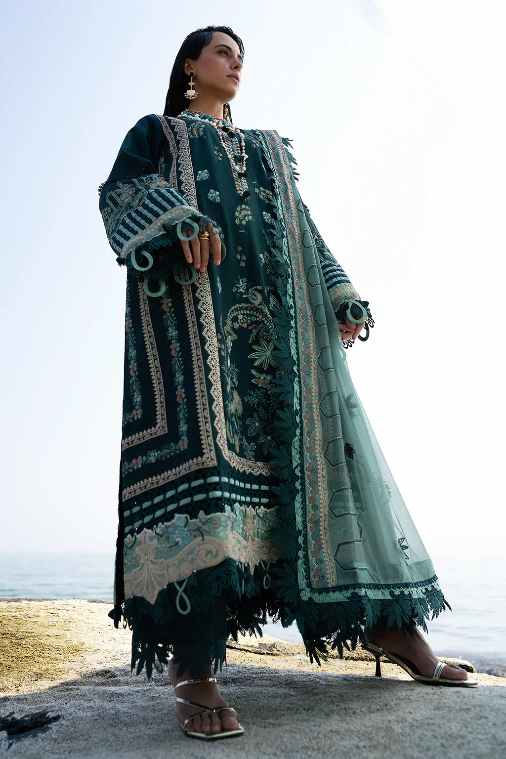 AJR Couture | Alif Signature Luxury Lawn 24 | Celia - by - Libasekhas UK - Registered Vendor of : AJR Couture - 100% Original Designer Dresss