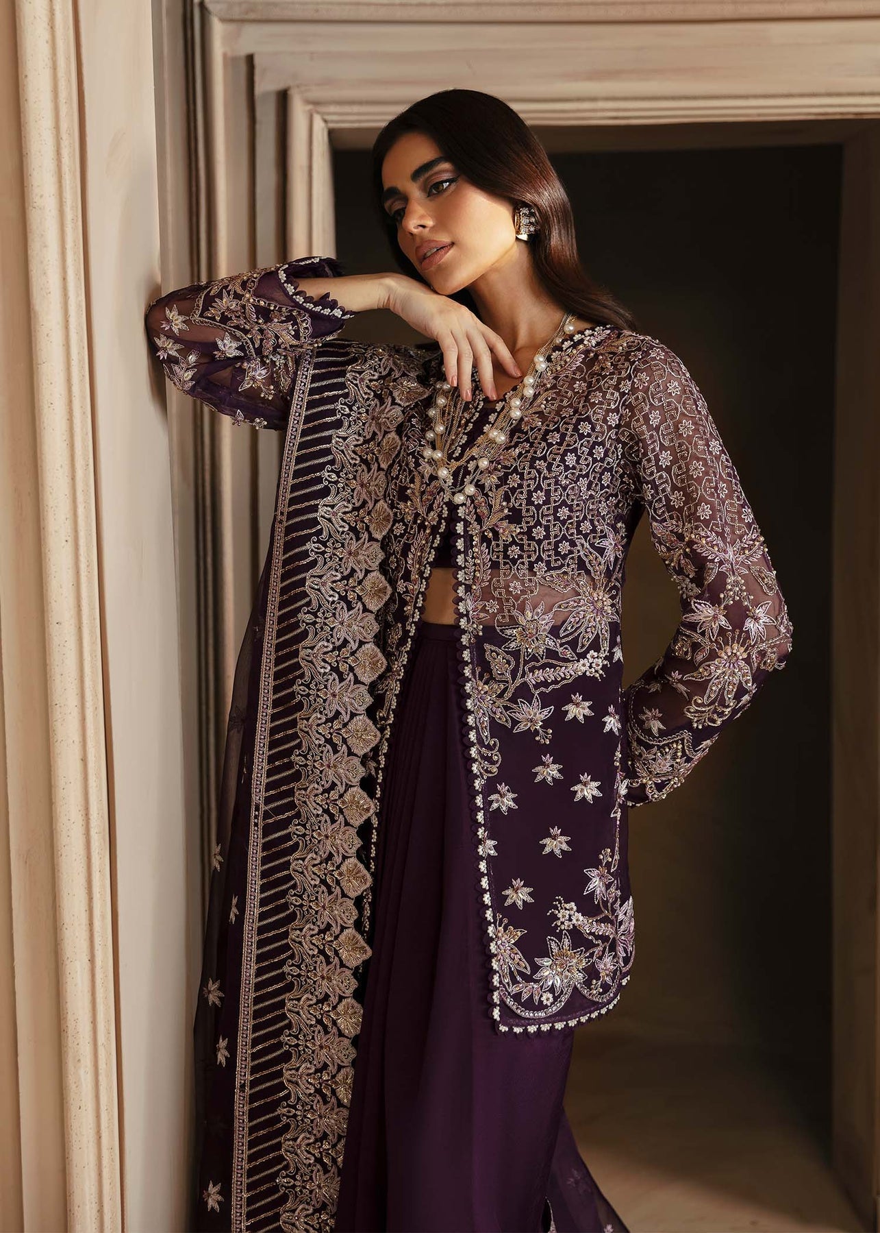 Akbar Aslam | Deewani Wedding Formals | Elowen - by - Libasekhas UK - Registered Vendor of : Akbar Aslam - 100% Original Designer Dresss