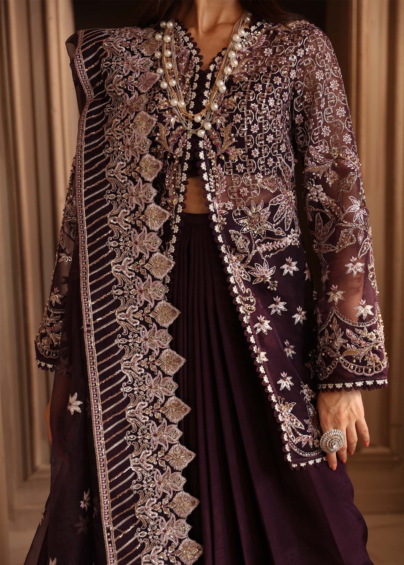 Akbar Aslam | Deewani Wedding Formals | Elowen - by - Libasekhas UK - Registered Vendor of : Akbar Aslam - 100% Original Designer Dresss