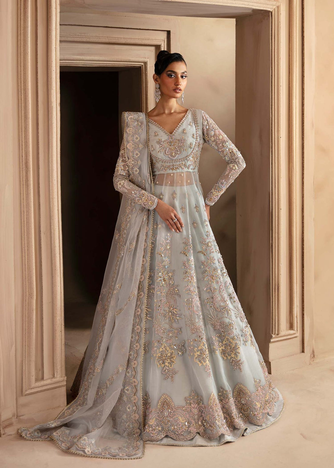Akbar Aslam | Deewani Wedding Formals | Ophelia - by - Libasekhas UK - Registered Vendor of : Akbar Aslam - 100% Original Designer Dresss