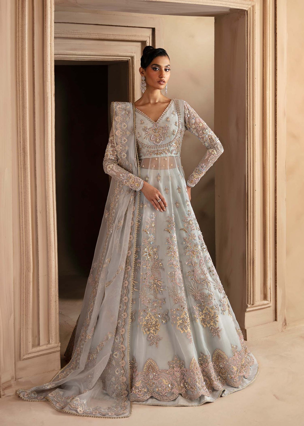Akbar Aslam | Deewani Wedding Formals | Ophelia - by - Libasekhas UK - Registered Vendor of : Akbar Aslam - 100% Original Designer Dresss