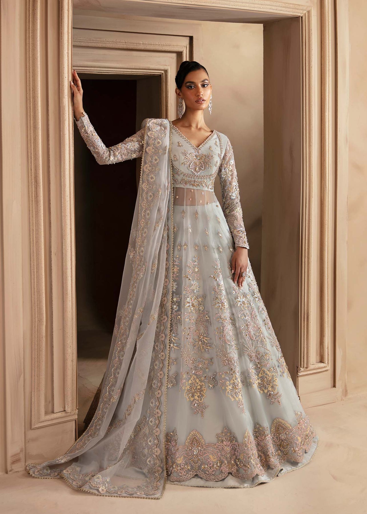 Akbar Aslam | Deewani Wedding Formals | Ophelia - by - Libasekhas UK - Registered Vendor of : Akbar Aslam - 100% Original Designer Dresss