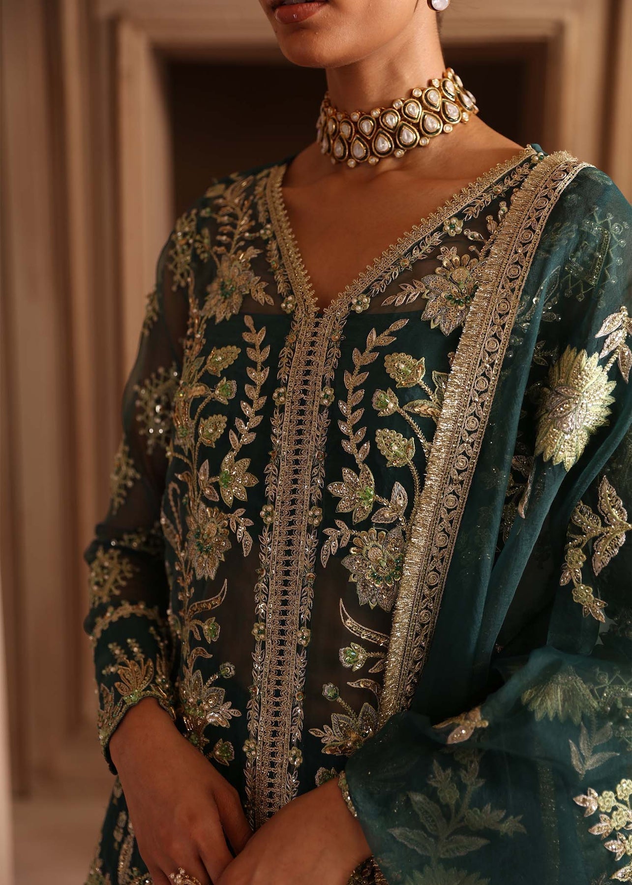 Akbar Aslam | Deewani Wedding Formals | Celeste - by - Libasekhas UK - Registered Vendor of : Akbar Aslam - 100% Original Designer Dresss