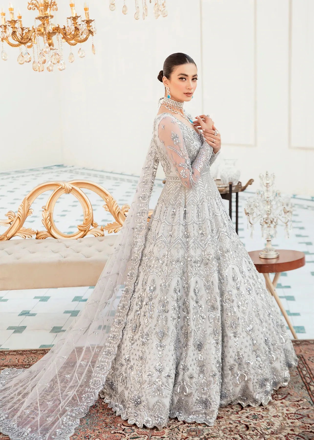 Akbar Aslam | Orphic Bridals | Slate - Libasekhas