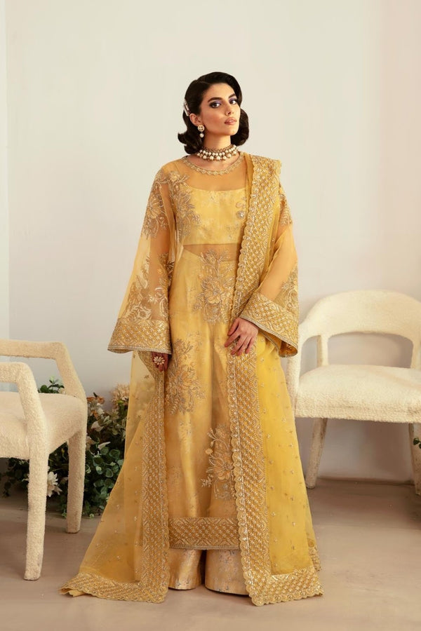Akbar Aslam | Velora Formal Pret | Fawn - by - Libasekhas UK - Registered Vendor of : Akbar Aslam - 100% Original Designer Dresss
