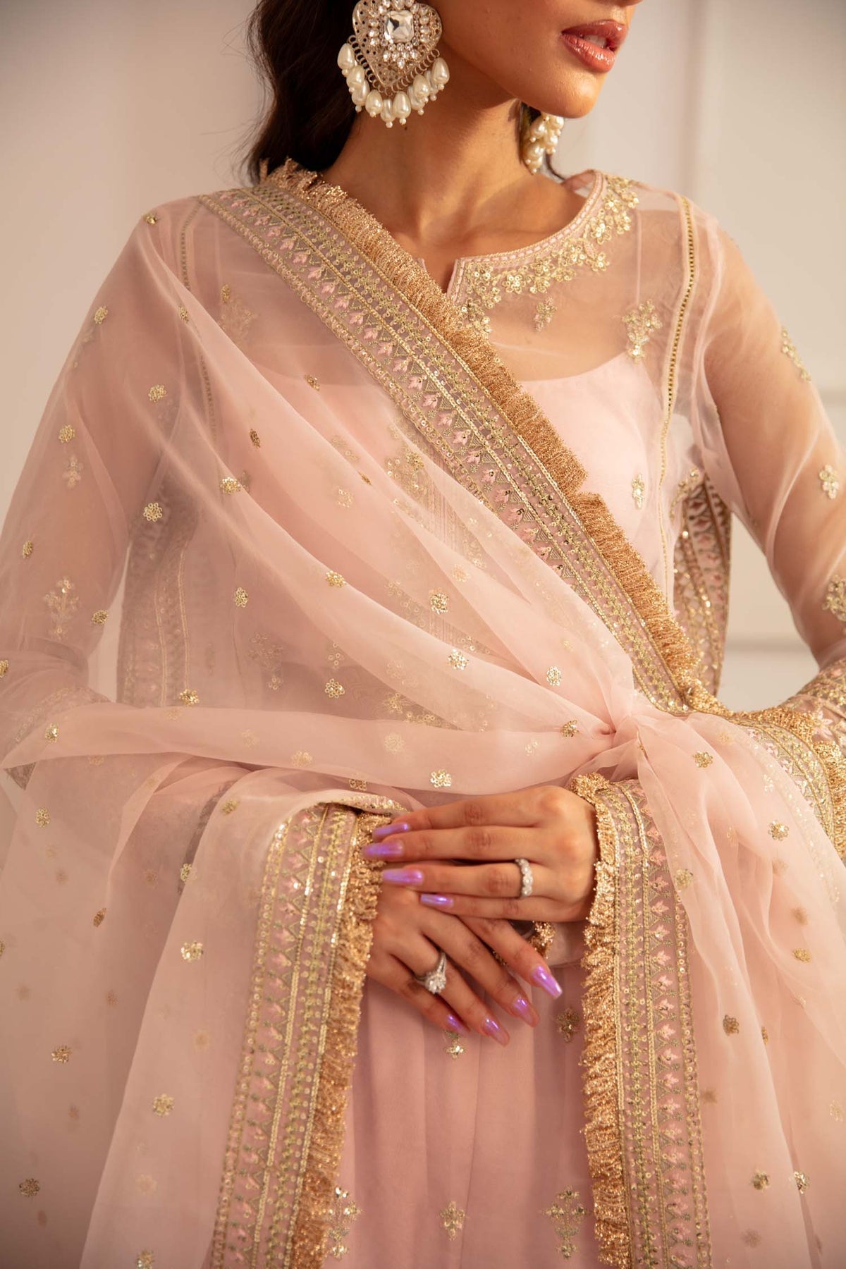 Akbar Aslam | Velora Formal Pret | Rosette - by - Libasekhas UK - Registered Vendor of : Akbar Aslam - 100% Original Designer Dresss