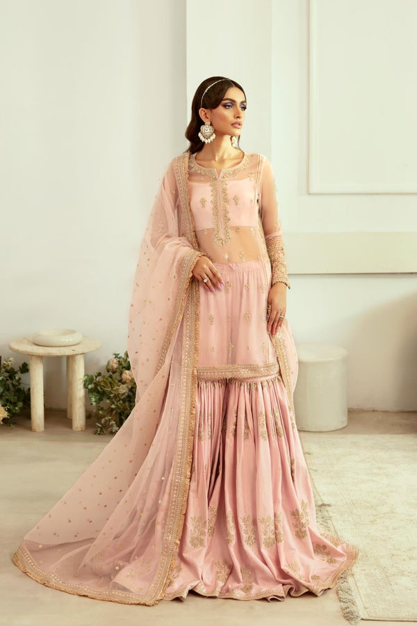 Akbar Aslam | Velora Formal Pret | Rosette - by - Libasekhas UK - Registered Vendor of : Akbar Aslam - 100% Original Designer Dresss