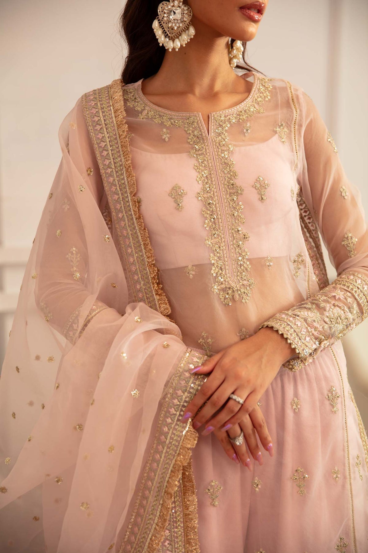 Akbar Aslam | Velora Formal Pret | Rosette - by - Libasekhas UK - Registered Vendor of : Akbar Aslam - 100% Original Designer Dresss