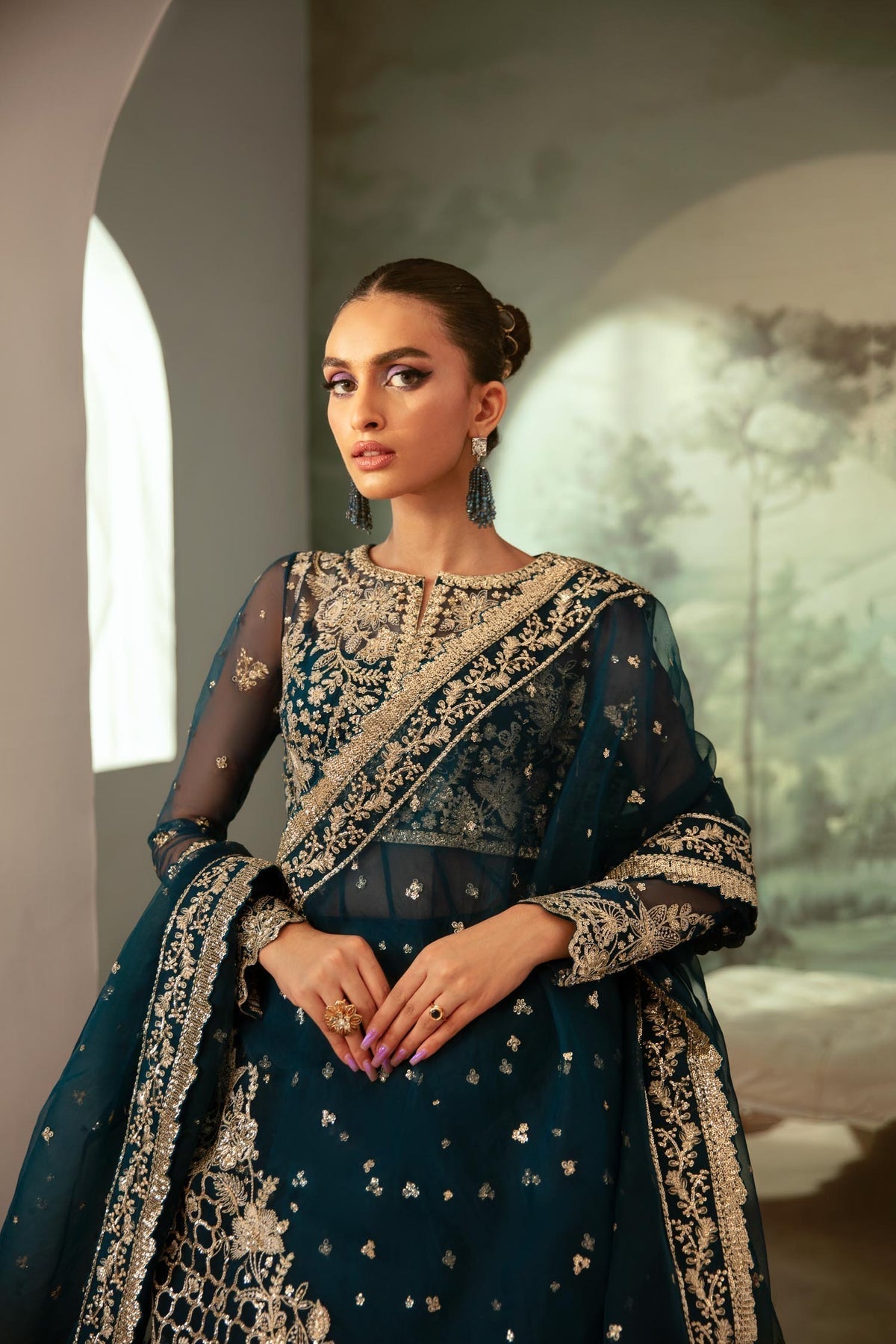Akbar Aslam | Velora Formal Pret | Beryl - by - Libasekhas UK - Registered Vendor of : Akbar Aslam - 100% Original Designer Dresss