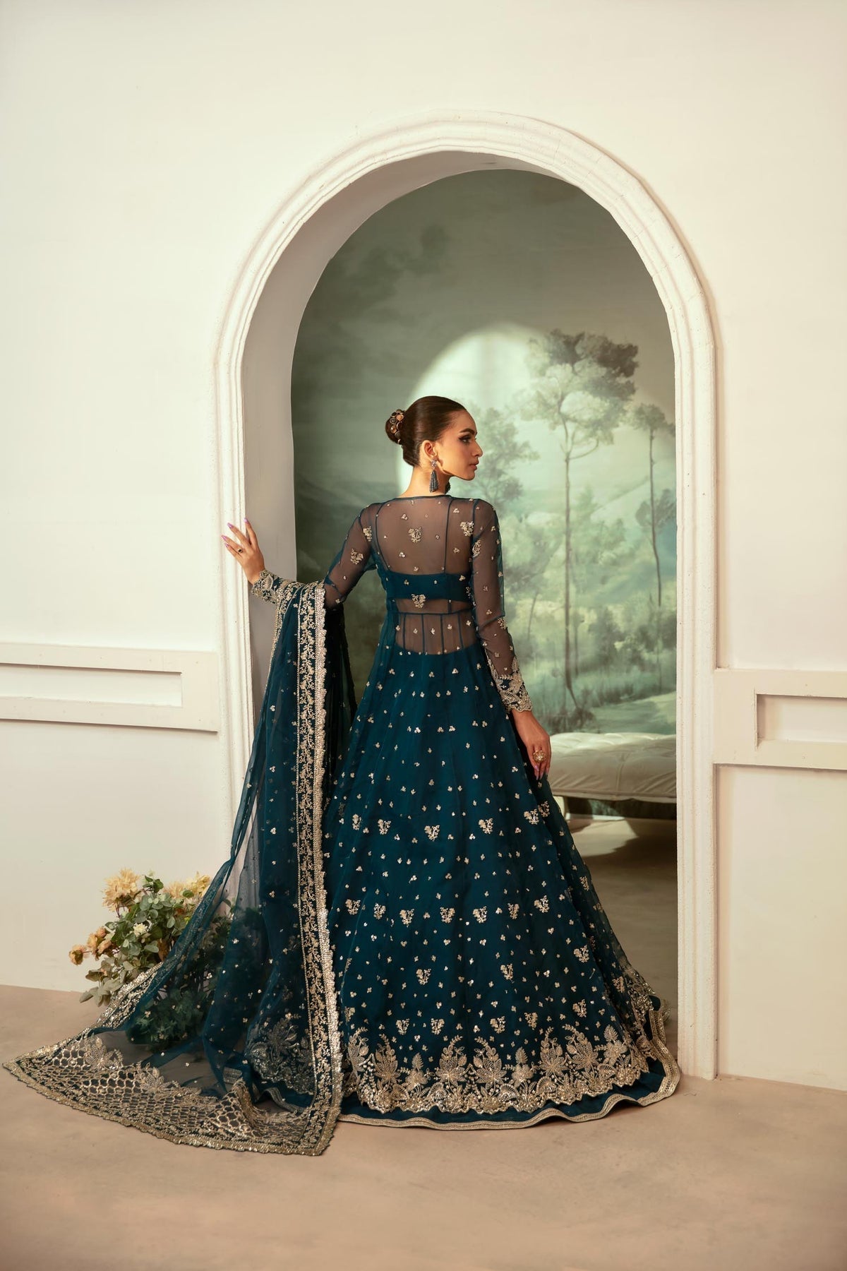 Akbar Aslam | Velora Formal Pret | Beryl - by - Libasekhas UK - Registered Vendor of : Akbar Aslam - 100% Original Designer Dresss
